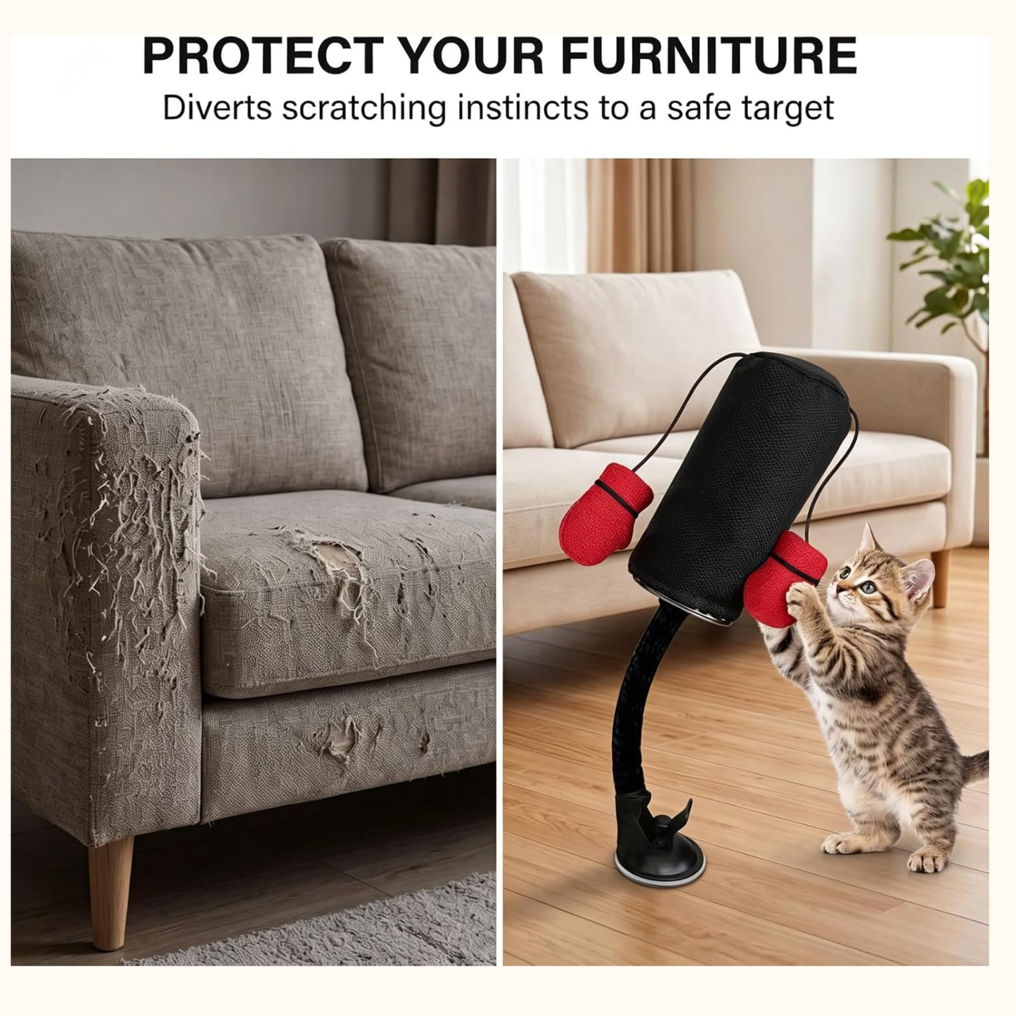 Interactive Cat Boxing Toy 🐾🥊