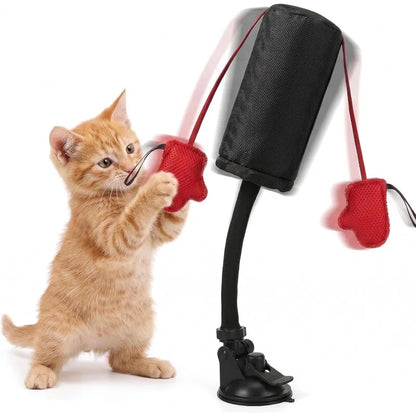 Interactive Cat Boxing Toy 🐾🥊