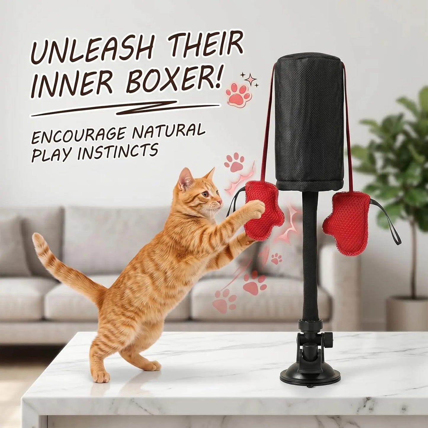 Interactive Cat Boxing Toy 🐾🥊